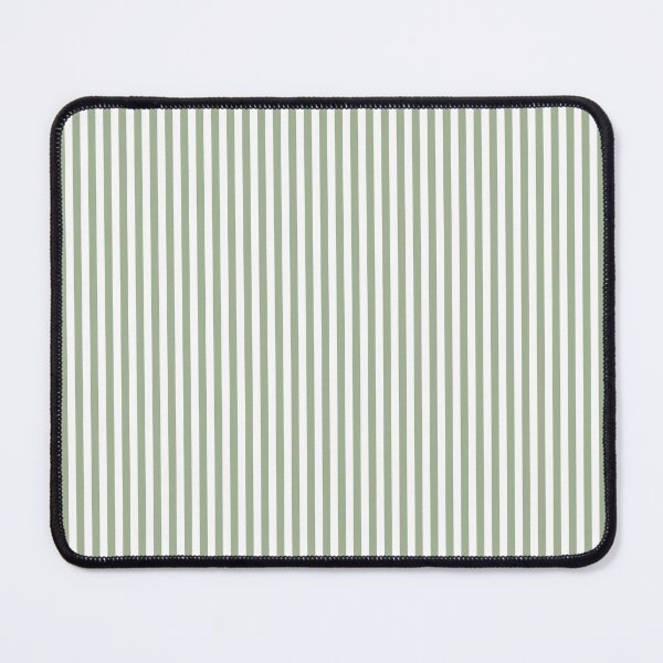 Item preview, Sage Green and White Classic Narrow Stripe Pattern Vertical designed and sold by kierkegaard.