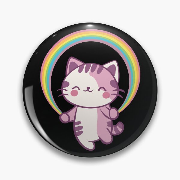 Item preview, Jump Rope Rainbow Cat designed and sold by sunburstdesigns.