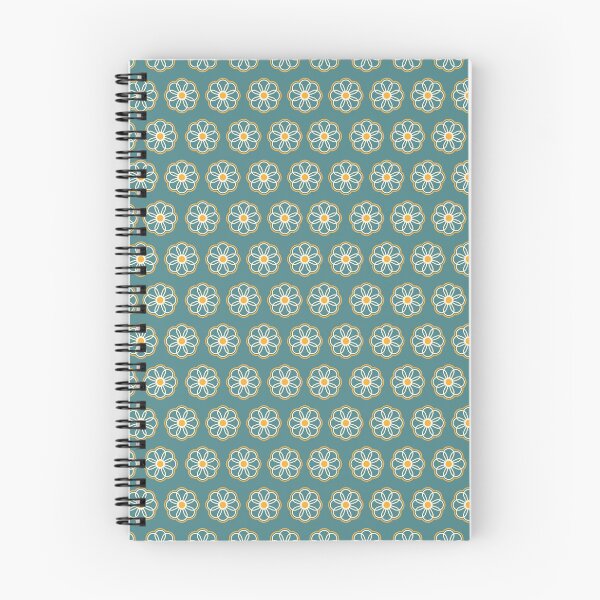 Item preview, Seamless geometric flower pattern teal color designed and sold by BeebooDesign.