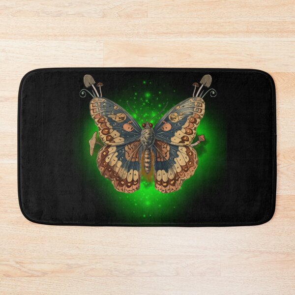 Item preview, Aesthetic Magical Moth- Gothic Vibe Mushroom designed and sold by ButtonBonanza.