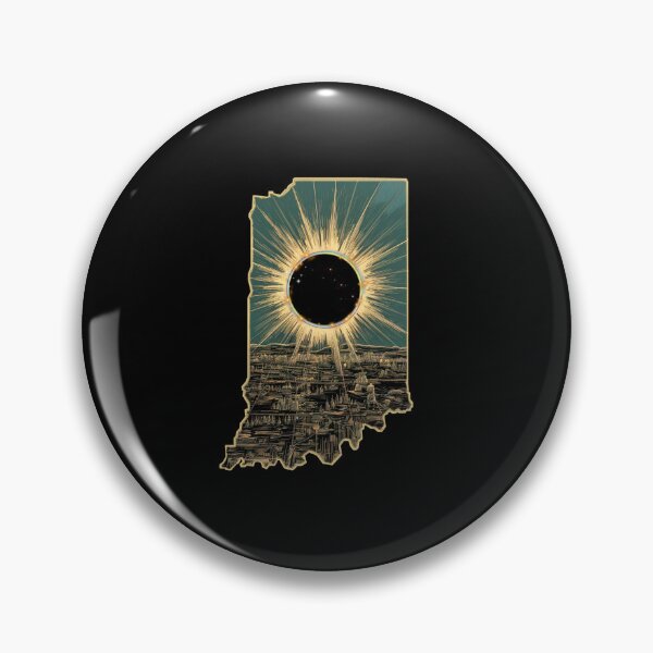 Item preview, Total Solar Eclipse Indiana 2024 designed and sold by Micjr.