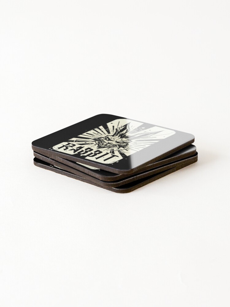 Thumbnail 4 of 5, Coasters (Set of 4), Rogue Rabbit designed and sold by Gheofast.