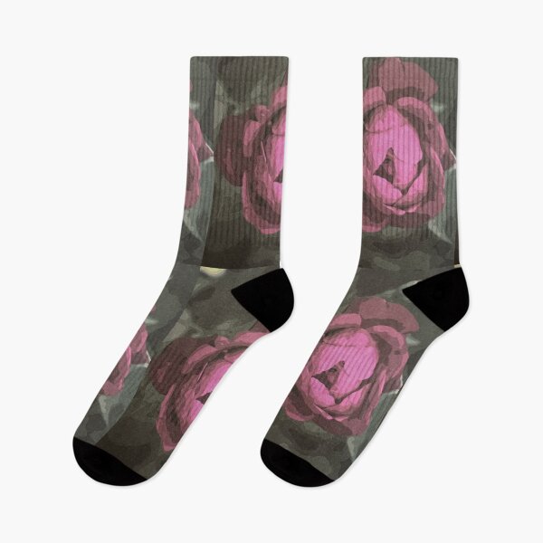 Artikelvorschau, Pariser Muster Nr. 207A. Blumenmalerei. Rot Rosa. Romantisch. Sammlung „Jardin de Fleurs“ von Carraann entworfen und verkauft von CARRAANN.