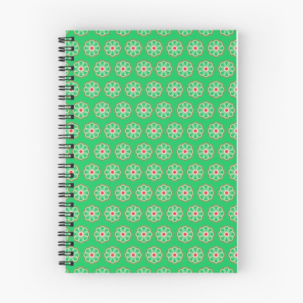 Item preview, Seamless geometric flower pattern teal green designed and sold by BeebooDesign.