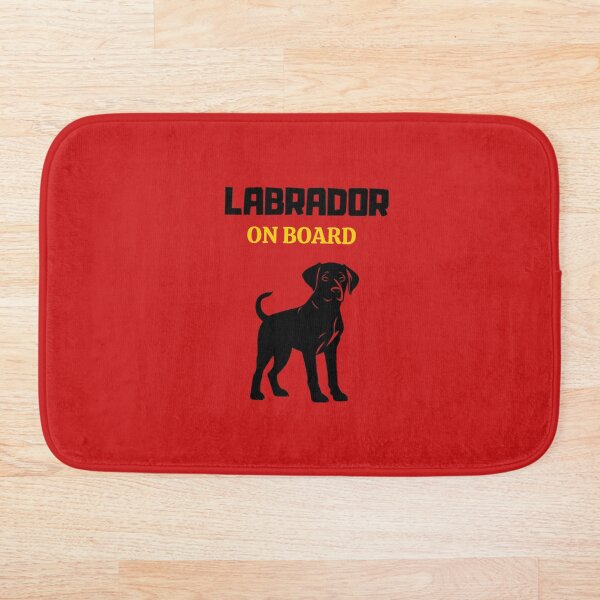 Aperçu de l'œuvre Labrador à bord, chien à bord créée et vendue par Basiadesign.
