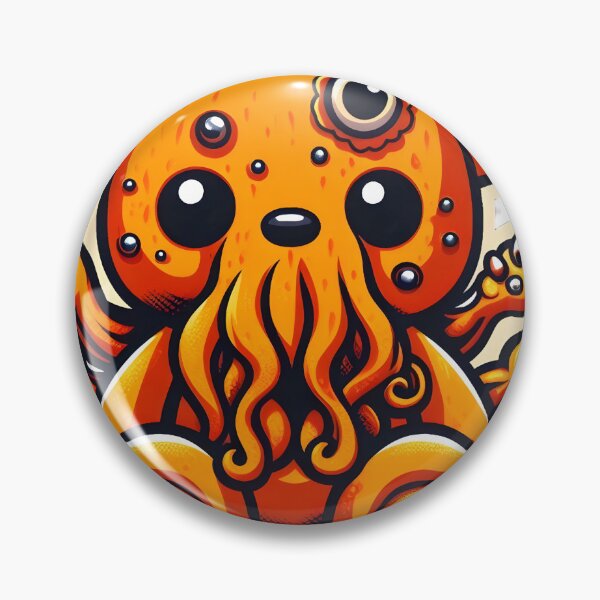 Item preview, Oso Monstruo Naranja designed and sold by RetroDig.