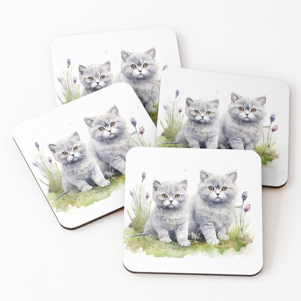 Item preview, British Shorthair Cats designed and sold by Animalia Artistry.