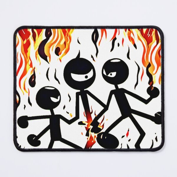 Item preview, People Amid Flames Badaist Artwork designed and sold by Health And Fitness Posts e-Store.