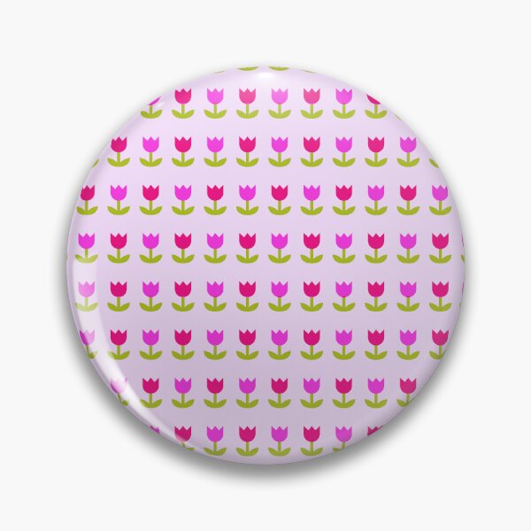 Item preview, Seamless geometric flower tulip pink designed and sold by BeebooDesign.
