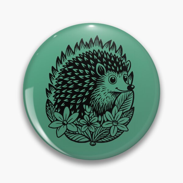 Item preview, Cute Spring Hedgehog With Flowers designed and sold by Lelijo.