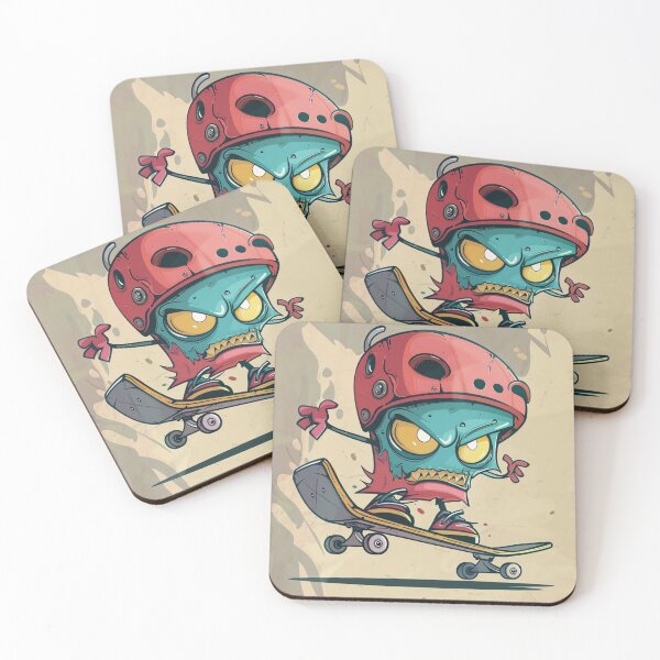 Item preview, Cartoon Skateboard designed and sold by xadamnft.