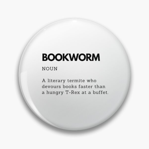 Item preview, Bookworm Definition Funny Gift for Book Lovers designed and sold by PakoArtStudio.