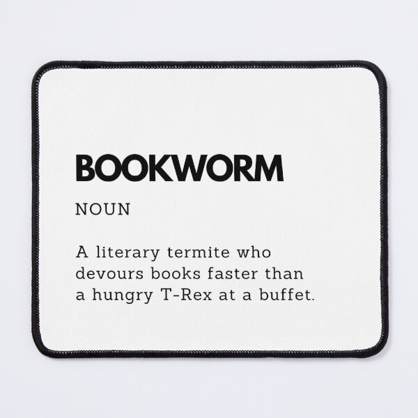 Item preview, Bookworm Definition Funny Gift for Book Lovers designed and sold by PakoArtStudio.