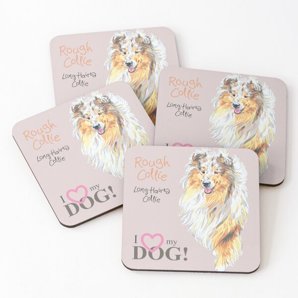 Item preview, Sweet dog Sable and white Rough Collie breed sitting designed and sold by kavalenkavart.