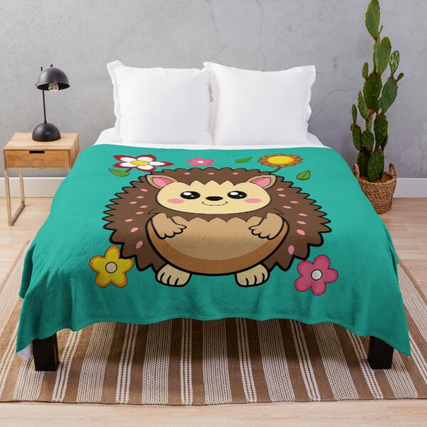 Item preview, Colourful Spring Hedgehog Kawaii designed and sold by Lelijo.