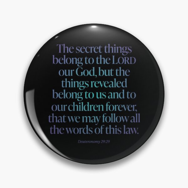 Item preview, Deuteronomy 29:29 v.1 designed and sold by x1brett.