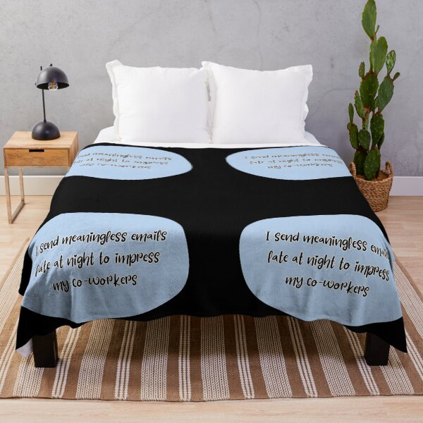 Item preview, I send meaningless emails late at night to impress my co-workers designed and sold by UnCoverDesign.
