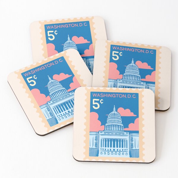 Item preview, Washington DC stamp designed and sold by sharleyandrews.