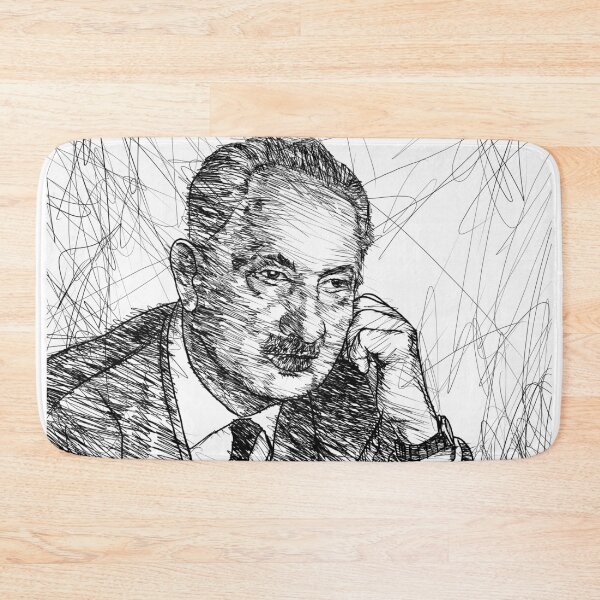 Item preview, MARTIN HEIDEGGER ink portrait .2 designed and sold by lautir.