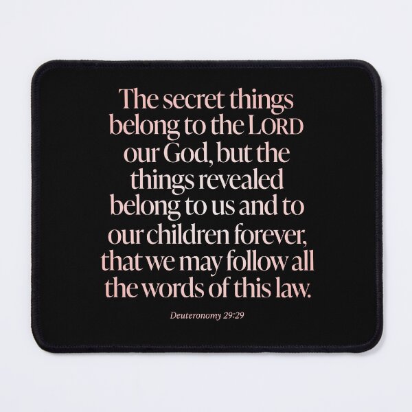 Item preview, Copy of Deuteronomy 29:29 v.2 designed and sold by x1brett.