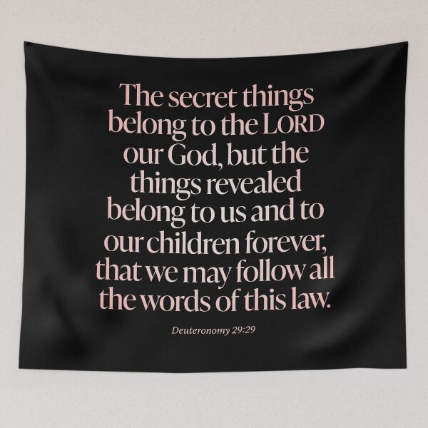Item preview, Copy of Deuteronomy 29:29 v.2 designed and sold by x1brett.