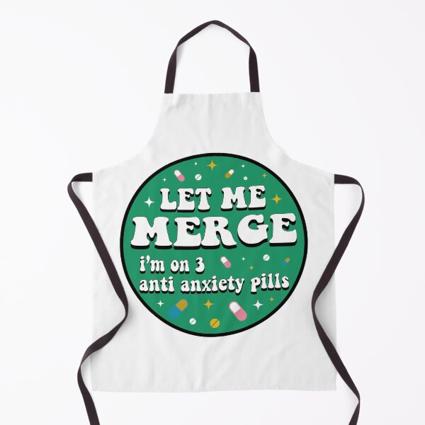Item preview, Let Me Merge! I'm On 3 Anxiety Pills! Funny Meme Bumper designed and sold by BUMPER-STICKERS.