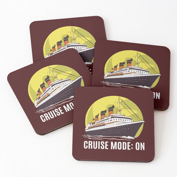 Item preview,  Cool t-shirt for cruise lovers-.'CRUISE MODE: ON'. designed and sold by Gadget80.