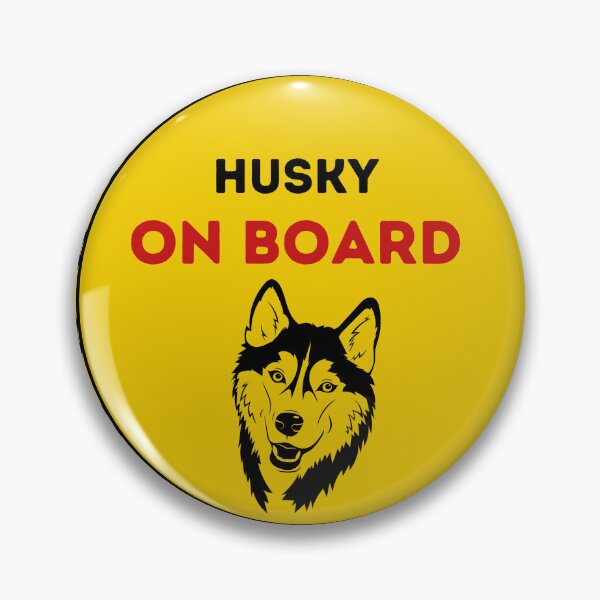 Item preview, husky on board,dog on board, puppy on board designed and sold by Basiadesign.