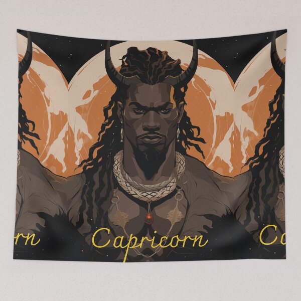 Item preview, Zodiac of Resilience: Black History Month Astrology Collection - Capricorn Man designed and sold by monetdesignsred.