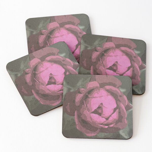 Item preview, Paris Patterns No. 207A. Flower Painting. Red Pink. Romantic. Jardin de Fleurs Collection…By Carraann designed and sold by CARRAANN.