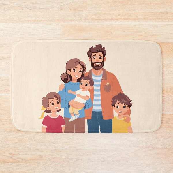 Item preview, Happy family designed and sold by kavalenkavart.