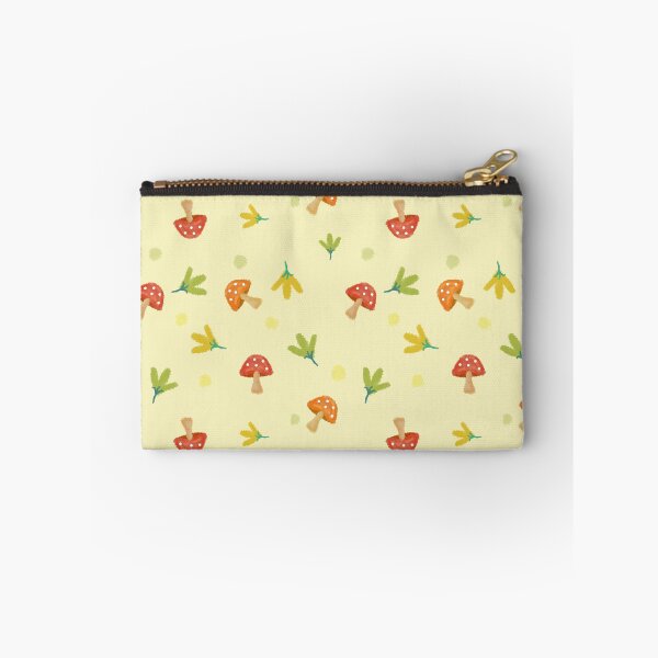 Item preview, Flowers and mushroom natural seamless yellow designed and sold by BeebooDesign.