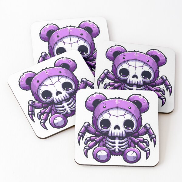 Item preview, Violet Monster Bear designed and sold by RetroDig.