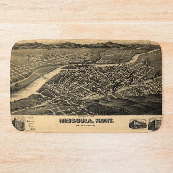 Item preview, Missoula, Montana (1891) designed and sold by allhistory.