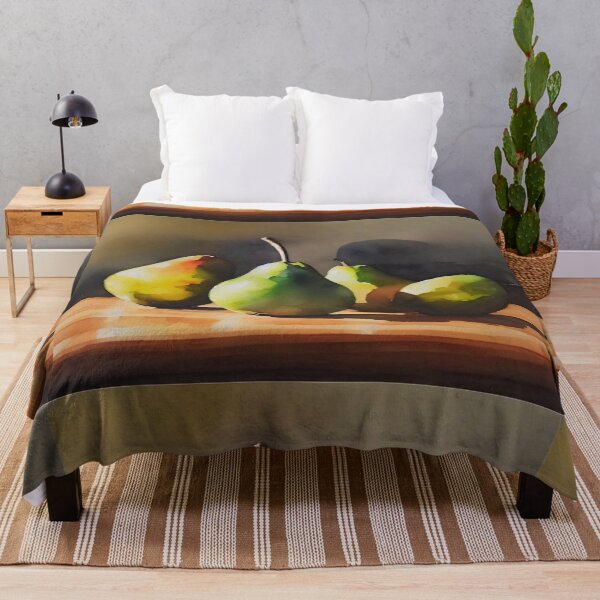 Item preview, Still Life  Pears on Wood Table  #4. Painting By Carraann. designed and sold by CARRAANN.