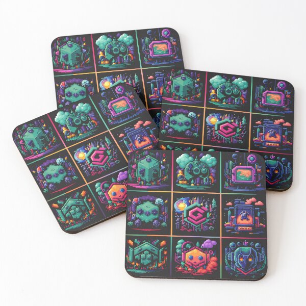 Item preview, Nostalgic Pixels: Retro Video Games Pixel Art" designed and sold by StellarValor.