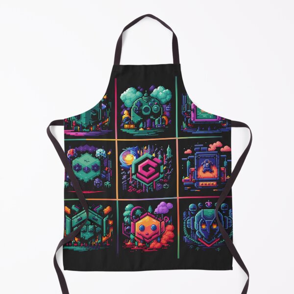 Item preview, Nostalgic Pixels: Retro Video Games Pixel Art" designed and sold by StellarValor.