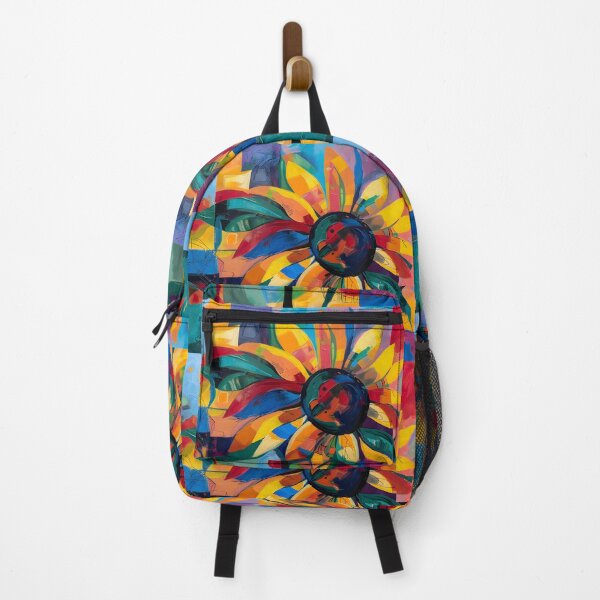 Item preview, Dynamic Delight - 'Sunflower Dance' Capturing Nature's Vitality in Acrylic Splendor designed and sold by OlfactoART Studio.