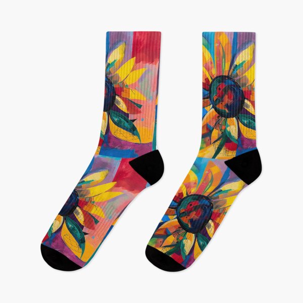 Item preview, Dynamic Delight - 'Sunflower Dance' Capturing Nature's Vitality in Acrylic Splendor designed and sold by OlfactoART Studio.