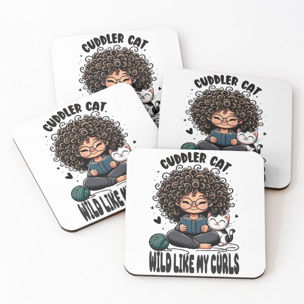 Artikelvorschau, Wild Like My Curls Cat Cuddle Pet Enthusiast Natural Curls entworfen und verkauft von Chmielayka.