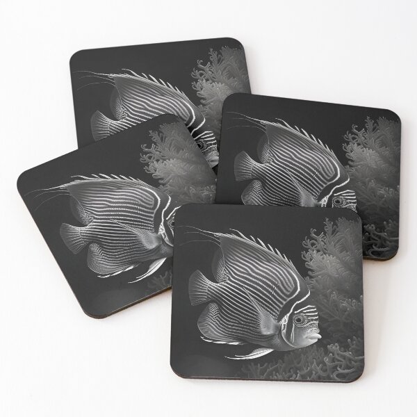 Item preview, Black and White fish Pencil Drawing designed and sold by Pencil-Art.