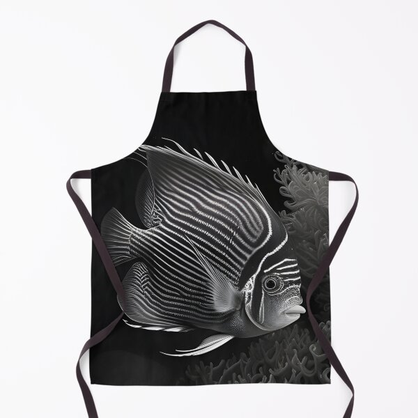 Item preview, Black and White fish Pencil Drawing designed and sold by Pencil-Art.