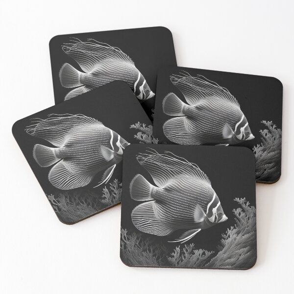 Item preview, Black and White fish Pencil Drawing designed and sold by Pencil-Art.