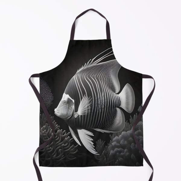 Item preview, Black and White fish Pencil Drawing designed and sold by Pencil-Art.
