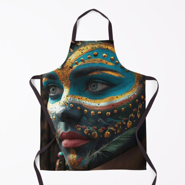 Item preview, Krewe of Zulu Face Paint Mardi Gras designed and sold by OccultDreams.
