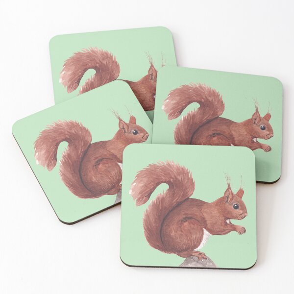 Item preview, RED SQUIRREL-Sciurus vulgaris designed and sold by BEATRIZ ABAITUA.