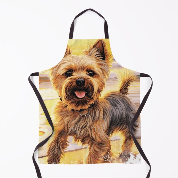 Item preview, Watercolor Yorkshire Terrier On The Beach designed and sold by TheAnimalZ00.