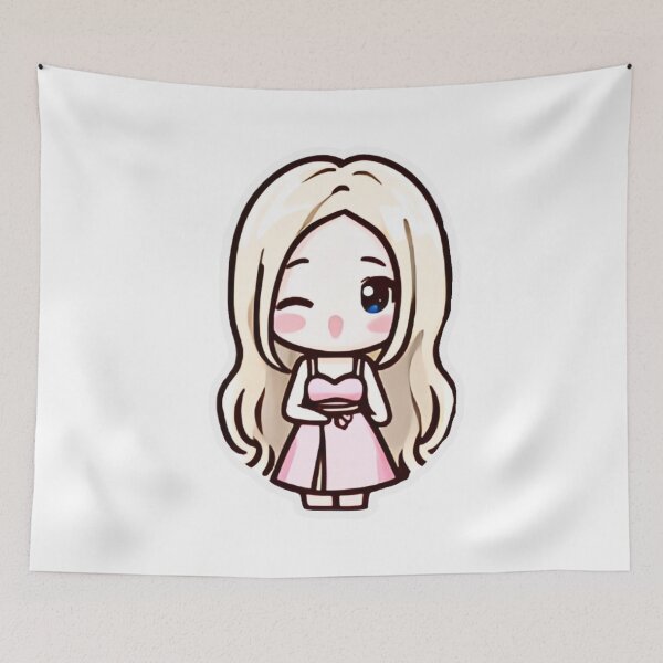Item preview, Cute girl POWERFULLY GIF designed and sold by ClothingSmile.
