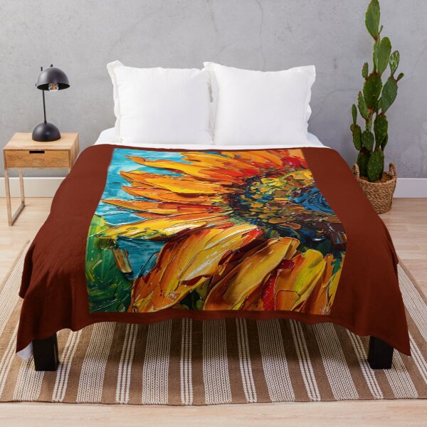 Item preview, Harmonious Chaos - Sunflower's Dance in Fauvist, Impressionist, and Cubist Symphony designed and sold by OlfactoART Studio.