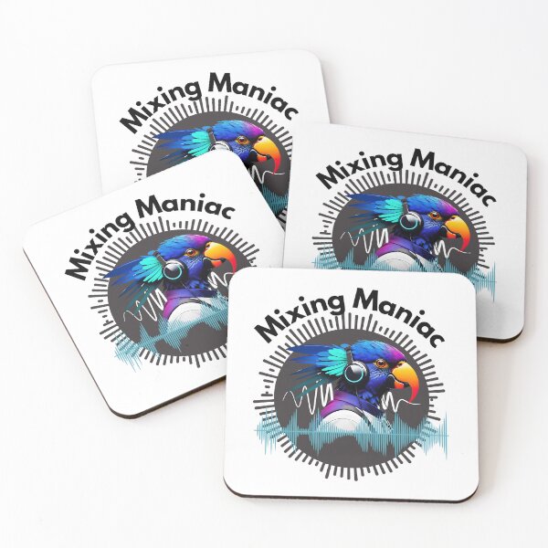 Item preview, Mixing Maniac: A Futuristic Parrot of Sound designed and sold by ArchVibe.